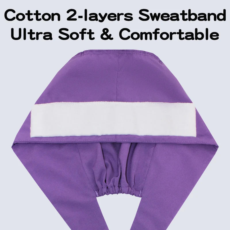 Comfort Band Scrub Cap Ceil Blue