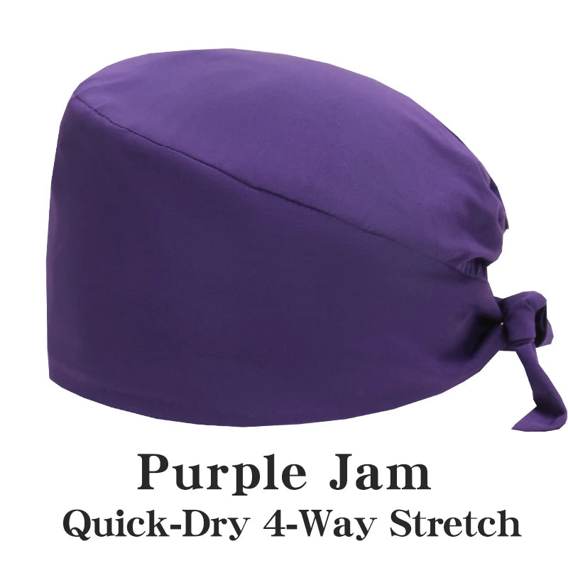 Comfort Band Scrub Cap Purple Jam